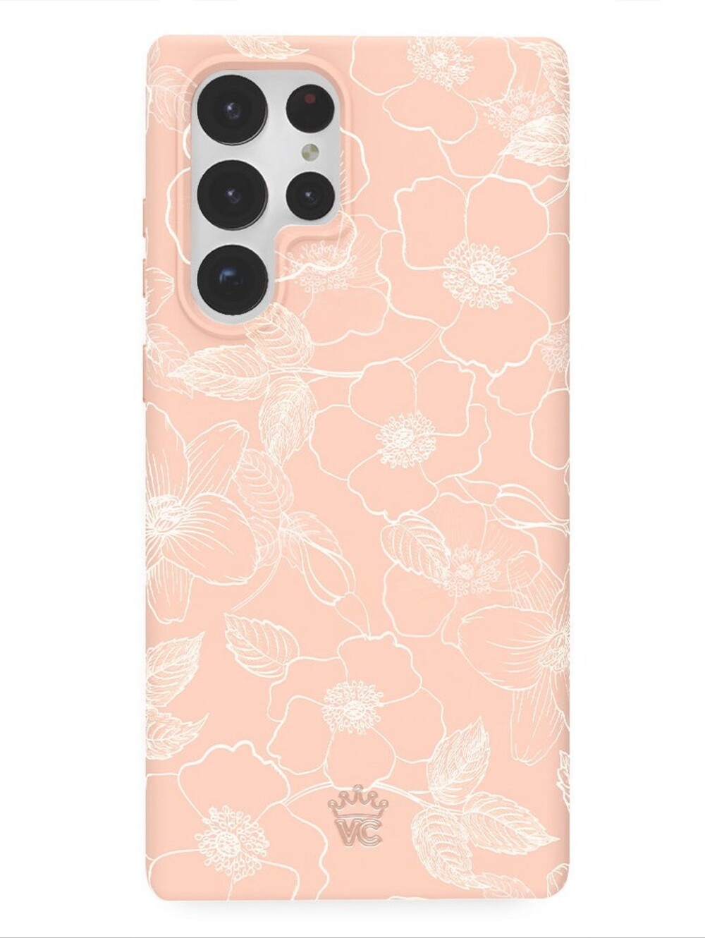 Velvet Caviar Peach Blossom Floral Samsung Case